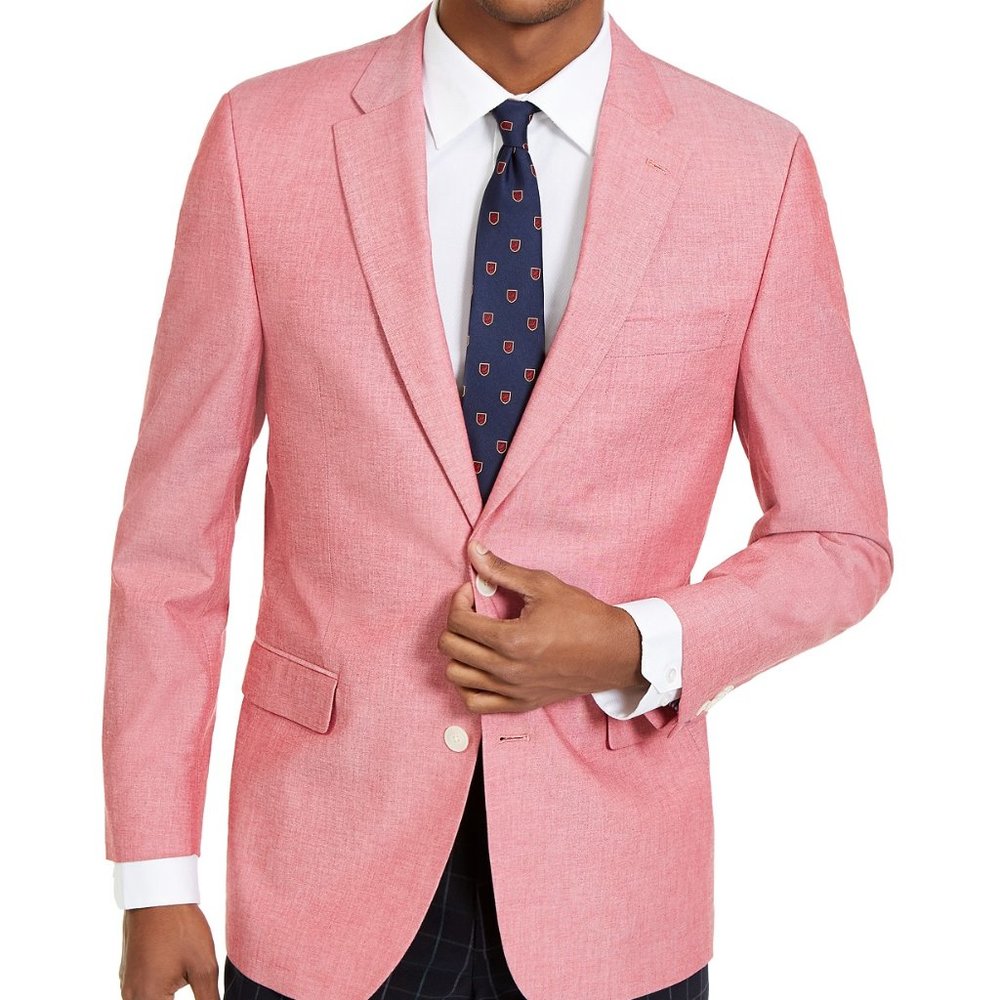 Tommy Hilfiger Men's Chambray Sport Coat 40L
